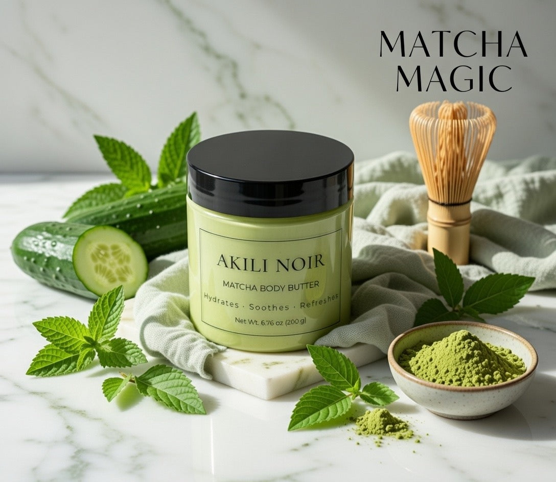 🍵 The Green Machine: Why Matcha Body Butter is the Ultimate Skin Detox